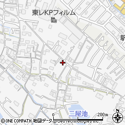 兵庫県加古川市野口町古大内533周辺の地図