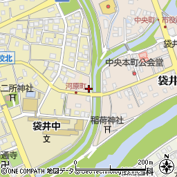 静岡県袋井市袋井77周辺の地図