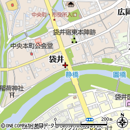 静岡県袋井市袋井139周辺の地図