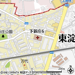 日本郵便東淀川郵便局周辺の地図