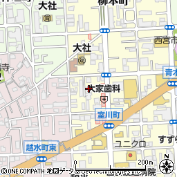 室川フラット周辺の地図