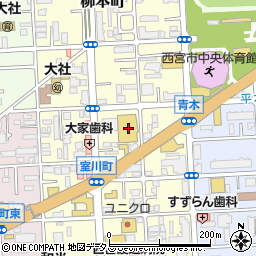 関西スーパー広田店周辺の地図