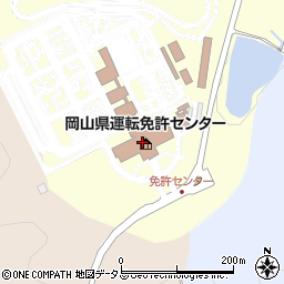 岡山県運転免許センター周辺の地図