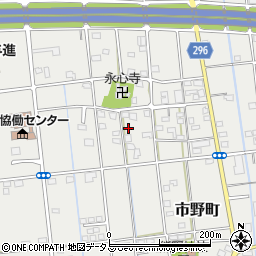 静岡県浜松市中央区市野町1958周辺の地図