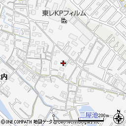 兵庫県加古川市野口町古大内543-2周辺の地図
