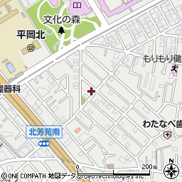 兵庫県加古川市平岡町新在家1745-305周辺の地図