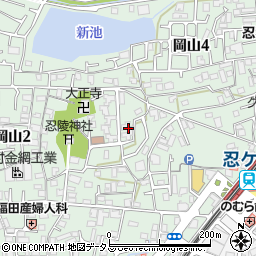 忍ケ丘クレセント・ヴィラＧ棟周辺の地図