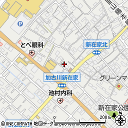 兵庫県加古川市平岡町新在家514周辺の地図