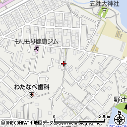 兵庫県加古川市平岡町新在家2176-2周辺の地図