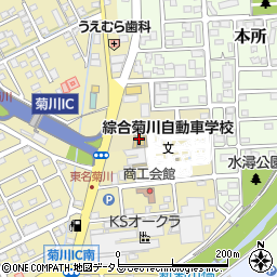 菊川自動車学校周辺の地図