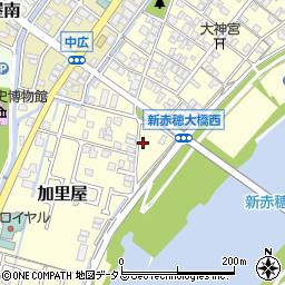 兵庫県赤穂市中広609周辺の地図