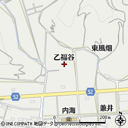 愛知県知多郡南知多町内海乙福谷周辺の地図