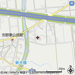 静岡県浜松市中央区市野町1340周辺の地図