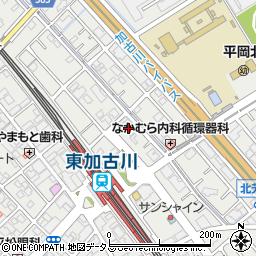 兵庫県加古川市平岡町新在家1359-1周辺の地図
