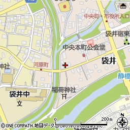 静岡県袋井市袋井72周辺の地図