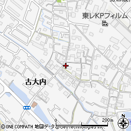 兵庫県加古川市野口町古大内675周辺の地図