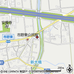 静岡県浜松市中央区市野町1286周辺の地図