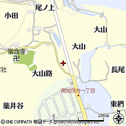 京都府木津川市加茂町里大山路周辺の地図