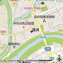 静岡県袋井市袋井128周辺の地図