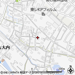 兵庫県加古川市野口町古大内540周辺の地図