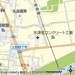 京都府木津川市山城町上狛鶴白周辺の地図