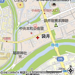 静岡県袋井市袋井125周辺の地図