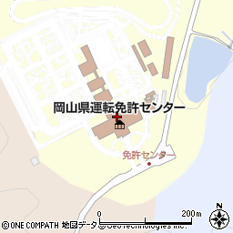 岡山県運転免許センター　岡山県指定自動車教習所協会（一般社団法人）周辺の地図