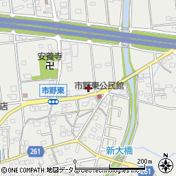 静岡県浜松市中央区市野町1195周辺の地図