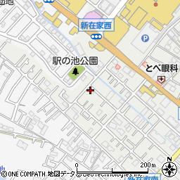 兵庫県加古川市平岡町新在家676-1周辺の地図