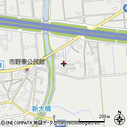 静岡県浜松市中央区市野町1317周辺の地図