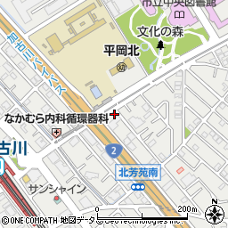 兵庫県加古川市平岡町新在家1457-5周辺の地図