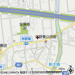 静岡県浜松市中央区市野町1196周辺の地図