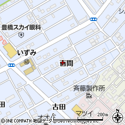 愛知県豊橋市牟呂町（百間）周辺の地図