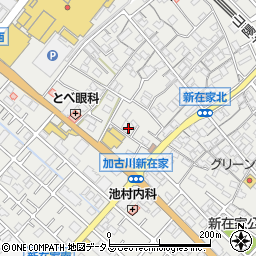 兵庫県加古川市平岡町新在家514-25周辺の地図