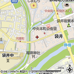 静岡県袋井市袋井68周辺の地図