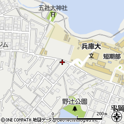 兵庫県加古川市平岡町新在家2114-3周辺の地図