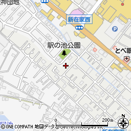 兵庫県加古川市平岡町新在家686-6周辺の地図
