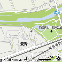 静岡県袋井市愛野2703周辺の地図
