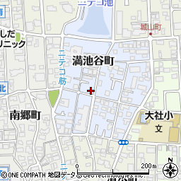 兵庫県西宮市満池谷町6-1周辺の地図