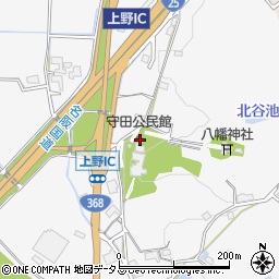 守田公民館周辺の地図