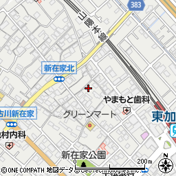 兵庫県加古川市平岡町新在家1063周辺の地図