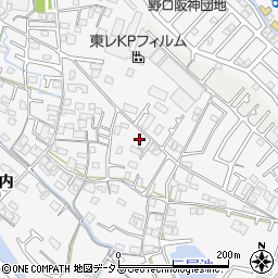 兵庫県加古川市野口町古大内535周辺の地図
