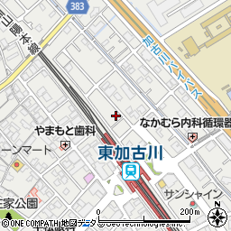 兵庫県加古川市平岡町新在家1127-7周辺の地図