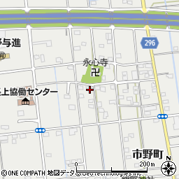 静岡県浜松市中央区市野町1960周辺の地図