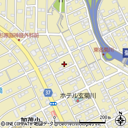 静岡県菊川市加茂5285-4周辺の地図