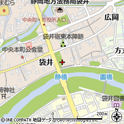 静岡県袋井市袋井261周辺の地図