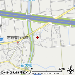 静岡県浜松市中央区市野町1318周辺の地図