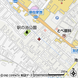 兵庫県加古川市平岡町新在家669-1周辺の地図