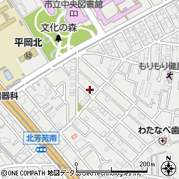 兵庫県加古川市平岡町新在家1745-299周辺の地図