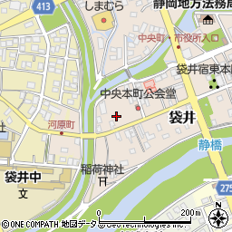 静岡県袋井市袋井67周辺の地図